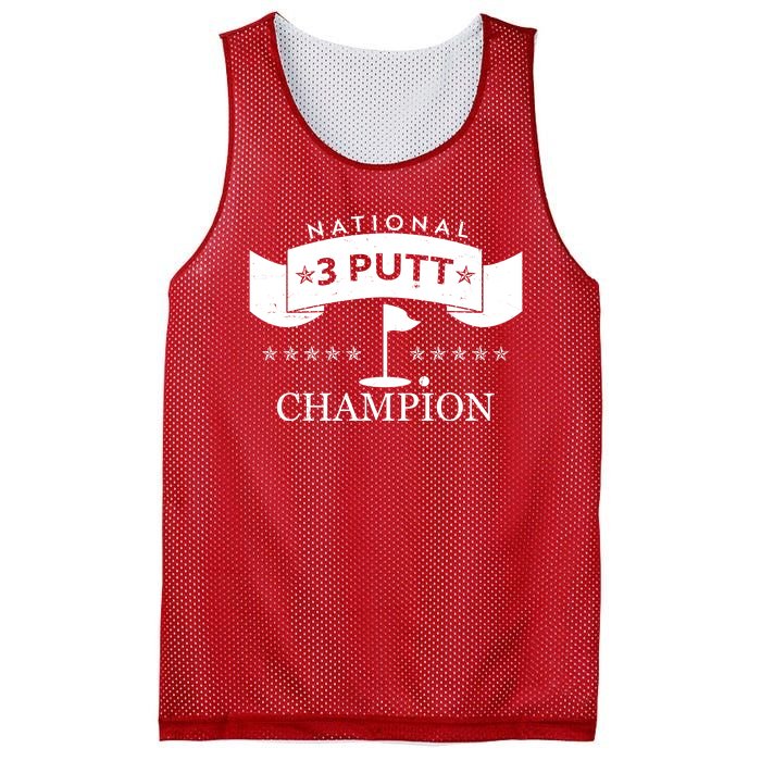 National 3 Putt Champion Golfing Mesh Reversible Basketball Jersey Tank