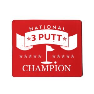 National 3 Putt Champion Golfing Mousepad