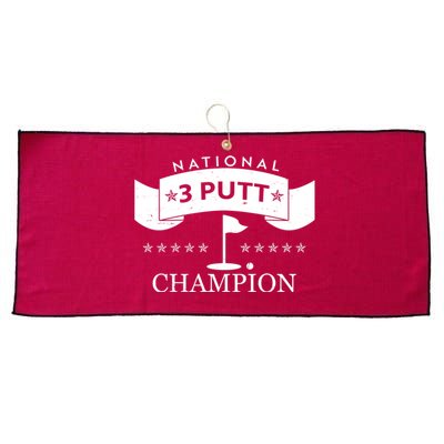 National 3 Putt Champion Golfing Large Microfiber Waffle Golf Towel