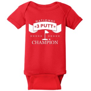 National 3 Putt Champion Golfing Baby Bodysuit