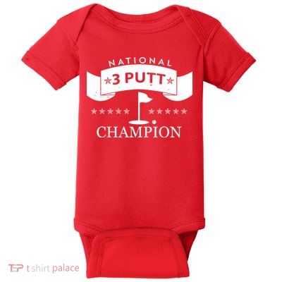 National 3 Putt Champion Golfing Baby Bodysuit