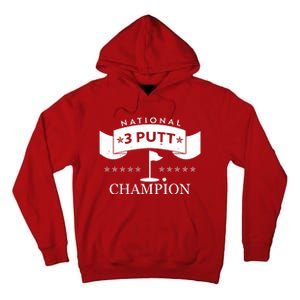 National 3 Putt Champion Golfing Tall Hoodie