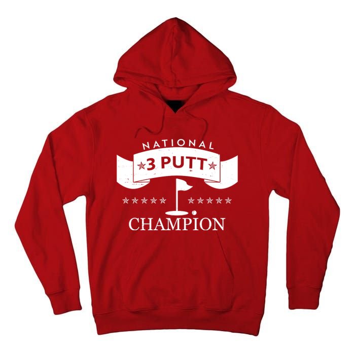 National 3 Putt Champion Golfing Tall Hoodie