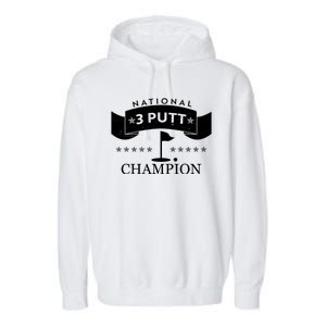 National 3 Putt Champion Golfing Garment-Dyed Fleece Hoodie