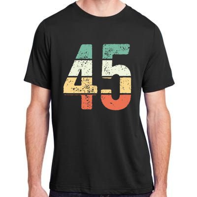 Number 45 Commemorating 45 Years Of Forever Adult ChromaSoft Performance T-Shirt