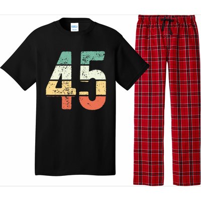 Number 45 Commemorating 45 Years Of Forever Pajama Set