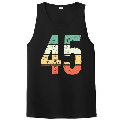 Number 45 Commemorating 45 Years Of Forever PosiCharge Competitor Tank