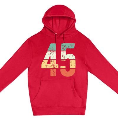 Number 45 Commemorating 45 Years Of Forever Premium Pullover Hoodie