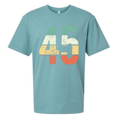 Number 45 Commemorating 45 Years Of Forever Sueded Cloud Jersey T-Shirt