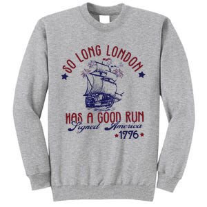 New 4th Of July So Long London Tall Sweatshirt