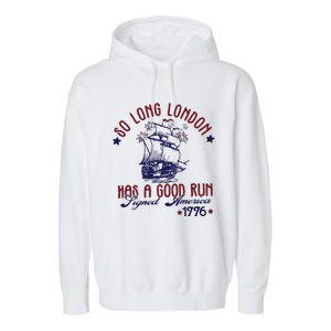 New 4th Of July So Long London Garment-Dyed Fleece Hoodie