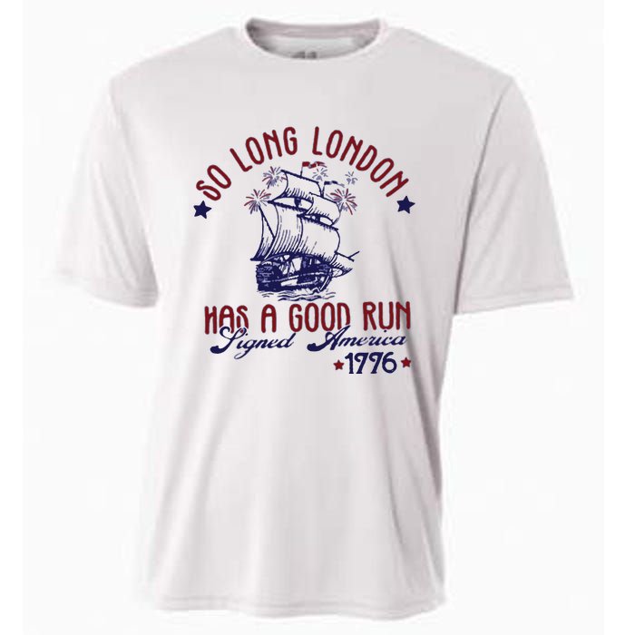 New 4th Of July So Long London Cooling Performance Crew T-Shirt