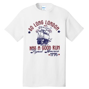 New 4th Of July So Long London Tall T-Shirt