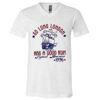 New 4th Of July So Long London V-Neck T-Shirt