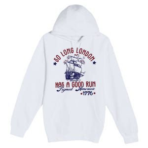 New 4th Of July So Long London Premium Pullover Hoodie