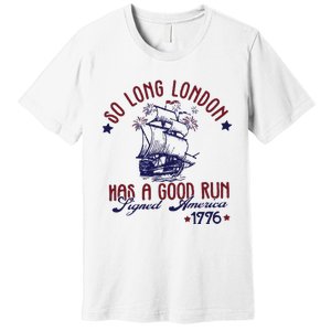 New 4th Of July So Long London Premium T-Shirt