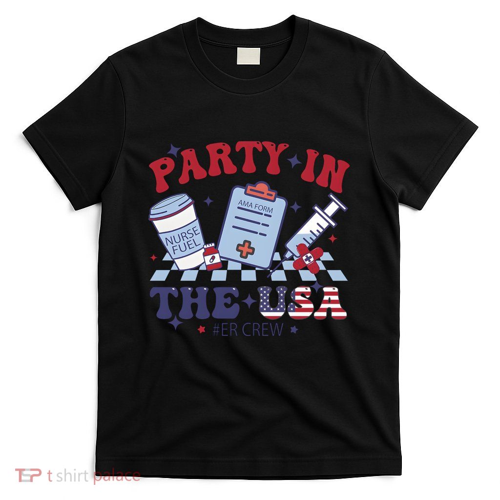 Nurse 4th Of July Party T-Shirt