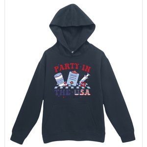 Nurse 4th Of July Party Urban Pullover Hoodie