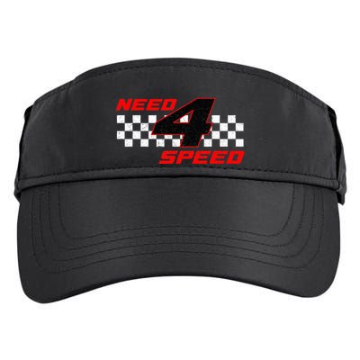 Need 4 Speed Birthday Four Year Old Racing Car Driver Adult Drive Performance Visor