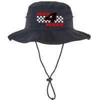 Need 4 Speed Birthday Four Year Old Racing Car Driver Bucket Hat