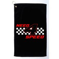Need 4 Speed Birthday Four Year Old Racing Car Driver Golf Towel