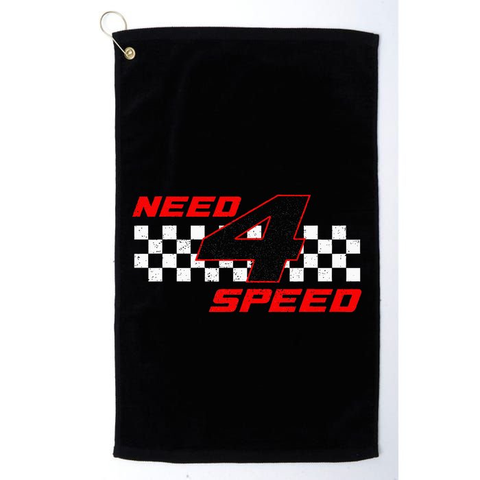 Need 4 Speed Birthday Four Year Old Racing Car Driver Golf Towel