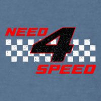 Need 4 Speed Birthday Four Year Old Racing Car Driver Garment-Dyed Sweatshirt
