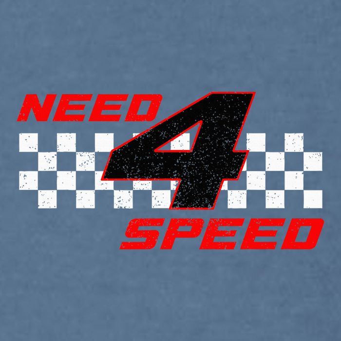 Need 4 Speed Birthday Four Year Old Racing Car Driver Garment-Dyed Sweatshirt