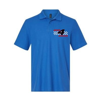 Need 4 Speed Birthday Four Year Old Racing Car Driver Softstyle Adult Sport Polo