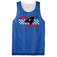 Need 4 Speed Birthday Four Year Old Racing Car Driver Mesh Reversible Basketball Jersey Tank