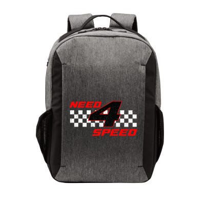 Need 4 Speed Birthday Four Year Old Racing Car Driver Vector Backpack