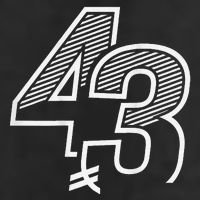 Number 43 Sports Jersey 43 Birthday (Frontback) 11oz C Handle Ceramic Mug