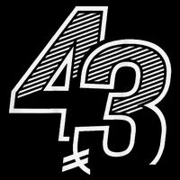 Number 43 Sports Jersey 43 Birthday (Frontback) Drawstring Bag