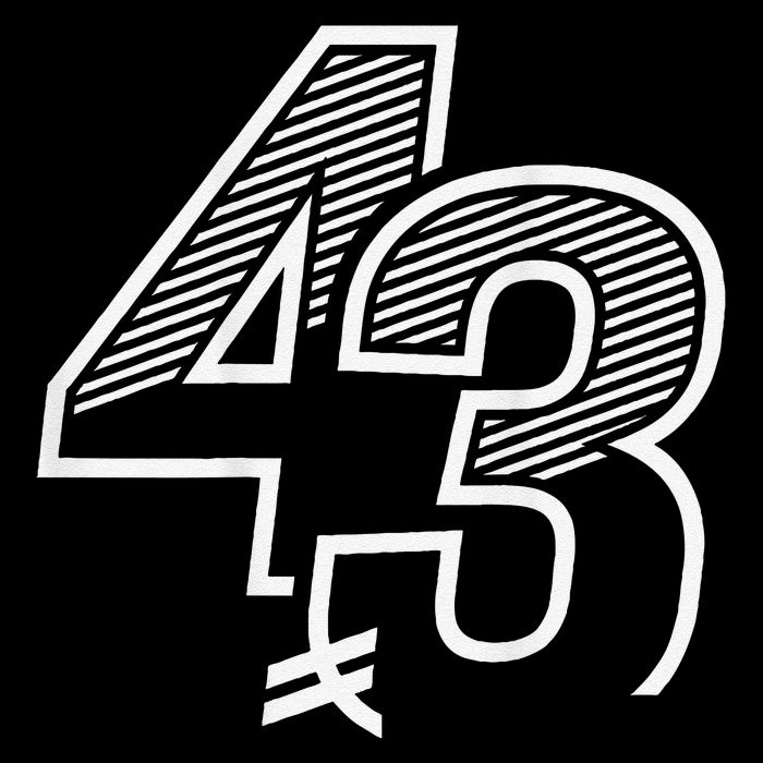 Number 43 Sports Jersey 43 Birthday (Frontback) Drawstring Bag