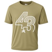 Number 43 Sports Jersey 43 Birthday (Frontback) Cooling Performance Crew T-Shirt