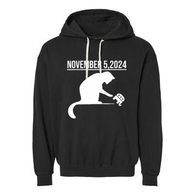 November 5 2024 The Revenge Of The Cat Ladies Garment-Dyed Fleece Hoodie