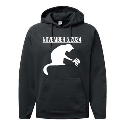 November 5 2024 The Revenge Of The Cat Ladies Performance Fleece Hoodie