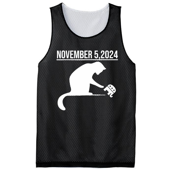 November 5 2024 The Revenge Of The Cat Ladies Mesh Reversible Basketball Jersey Tank