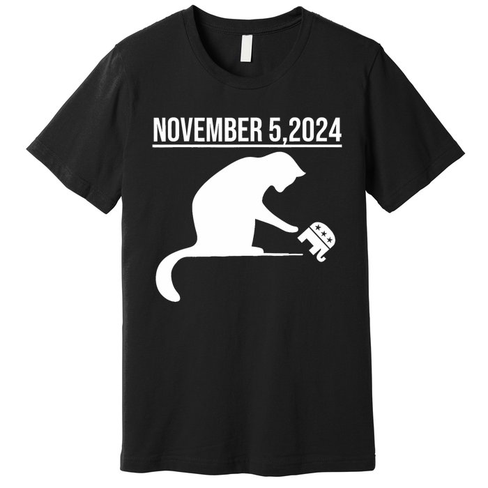 November 5 2024 The Revenge Of The Cat Ladies Premium T-Shirt