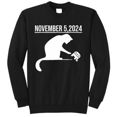 November 5 2024 The Revenge Of The Cat Ladies Tall Sweatshirt