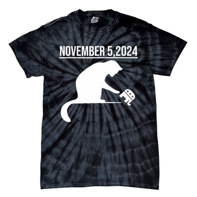 November 5 2024 The Revenge Of The Cat Ladies Tie-Dye T-Shirt