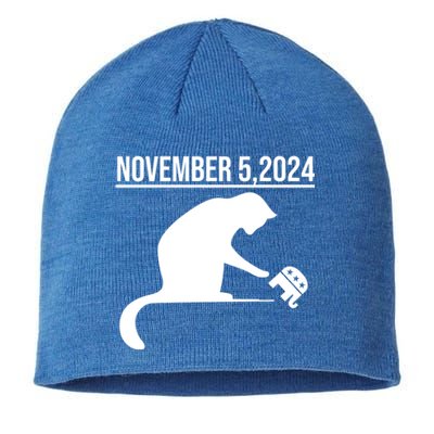 November 5 2024 The Revenge Of The Cat Ladies Cats Kamala Gift Sustainable Beanie