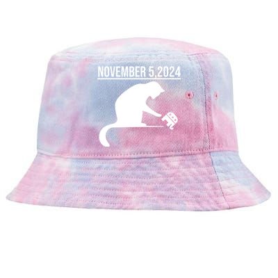 November 5 2024 The Revenge Of The Cat Ladies Cats Kamala Gift Tie-Dyed Bucket Hat