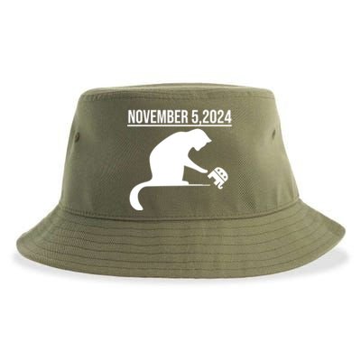 November 5 2024 The Revenge Of The Cat Ladies Cats Kamala Gift Sustainable Bucket Hat