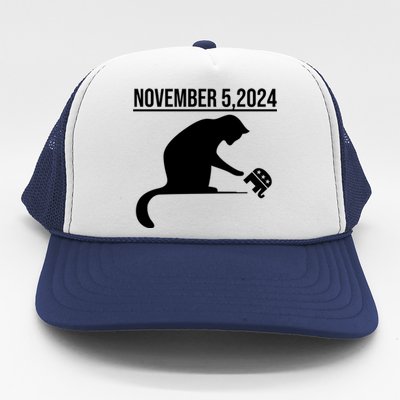 November 5 2024 The Revenge Of The Cat Ladies Cats Kamala Gift Trucker Hat