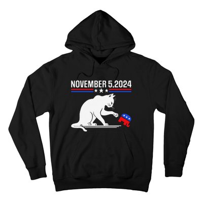 November 5 2024 The Revenge Of The Cat Ladies Meme Kamala Hoodie