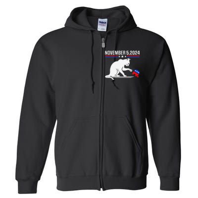 November 5 2024 The Revenge Of The Cat Ladies Meme Kamala Full Zip Hoodie