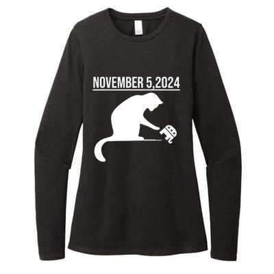 November 5 2024 The Revenge Of The Cat Ladies Cats Kamala Womens CVC Long Sleeve Shirt