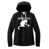 November 5 2024 The Revenge Of The Cat Ladies Cats Kamala Women's Fleece Hoodie