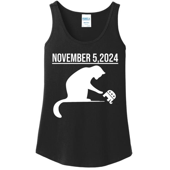 November 5 2024 The Revenge Of The Cat Ladies Cats Kamala Ladies Essential Tank